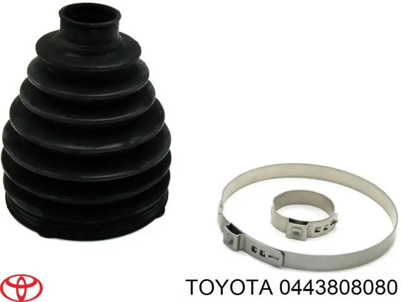 Пильники ШРКШів передній піввісі, комплект Toyota 044380808 ціна, від 60.29 USD
