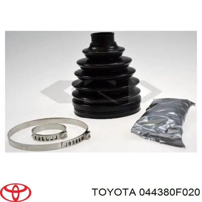 044380F020 Toyota Пильник ШРУСа зовнішній, передній піввісі