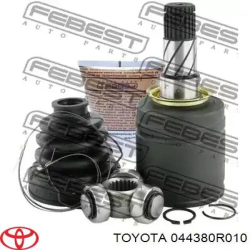 Пильники ШРКШів передній піввісі, комплект Toyota 044380R010 ціна, від 41.02 USD