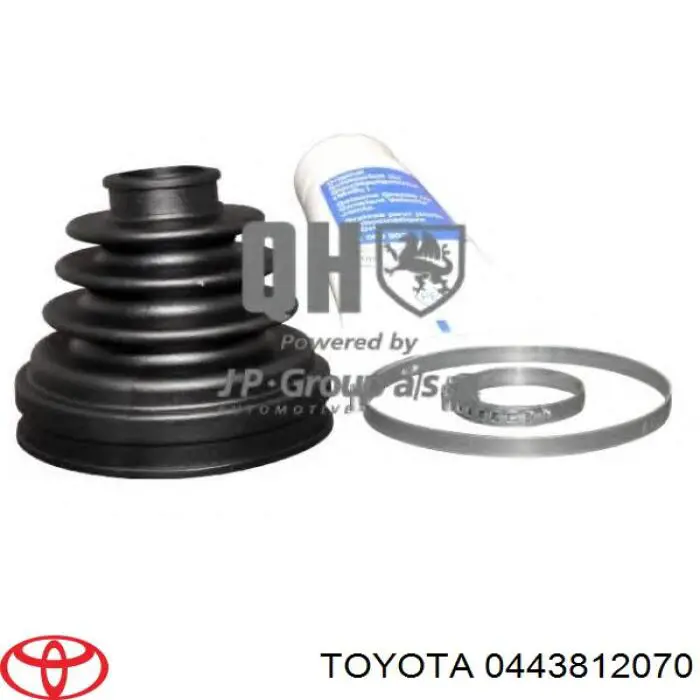 Пильники ШРКШів передній піввісі, комплект Toyota 0443812070 ціна, від 6.39 USD