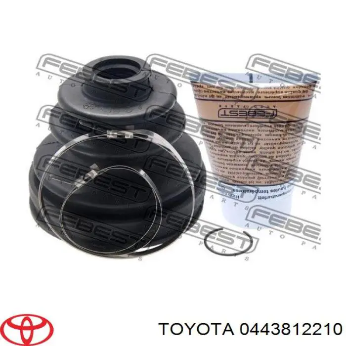 Пильник ШРУСа внутрішній, передній піввісі Toyota 0443812210
