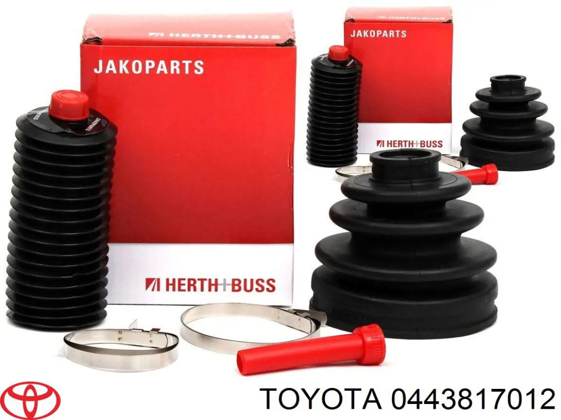 Пильник шарніра кутових швидкостей зовнішній передній Toyota 0443817012 ціна, від 17.57 USD