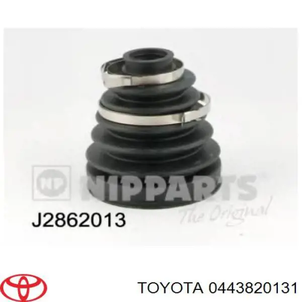 Пильники ШРКШів передній піввісі, комплект Toyota 0443820131 ціна, від 10.53 USD