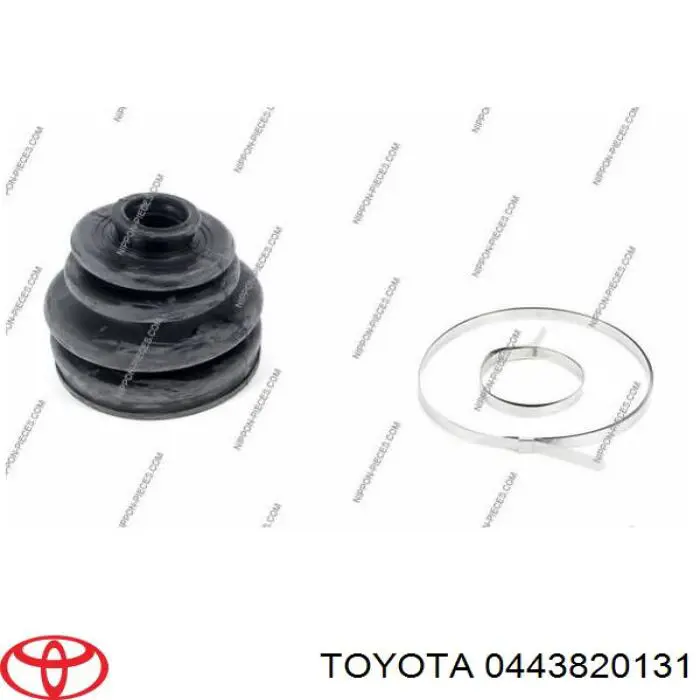 Купити 0443820131 Toyota Пильники ШРКШів передній піввісі, комплект