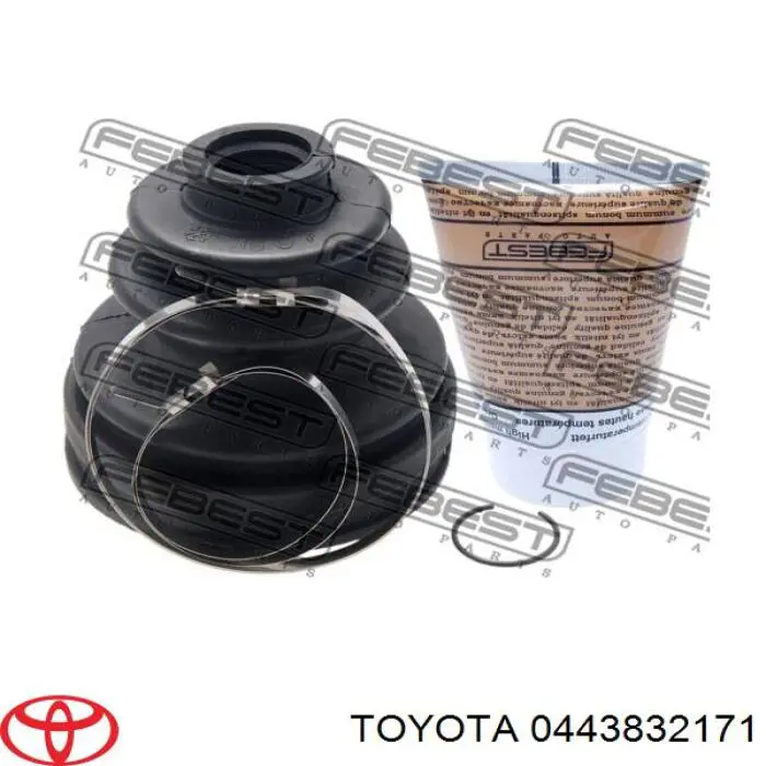 Пильник шарніра кутових швидкостей зовнішній передній Toyota 0443832171 ціна, від 6.33 USD