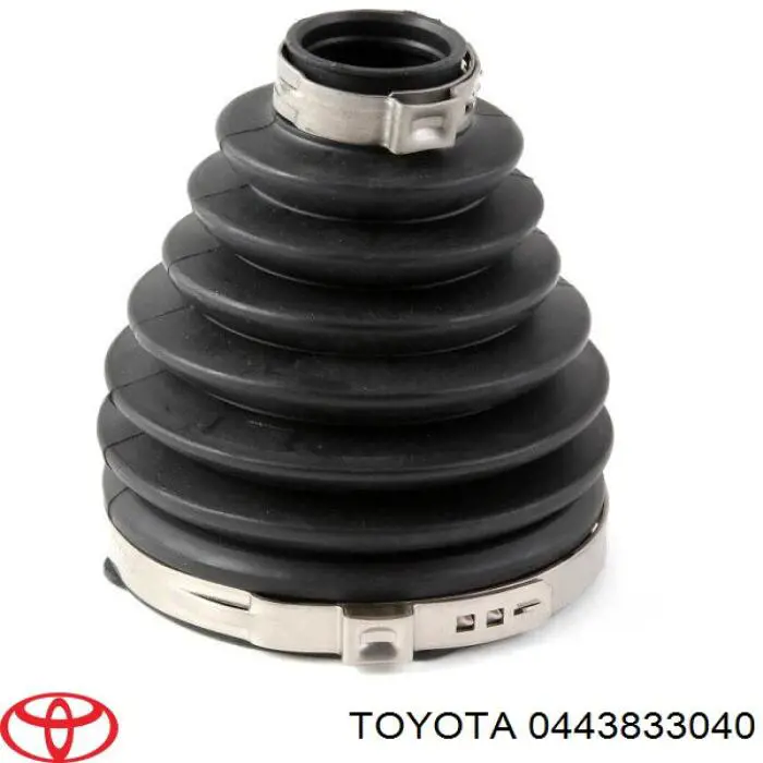 Пильники ШРКШів передній піввісі, комплект Toyota 0443833040 ціна, від 24.40 USD