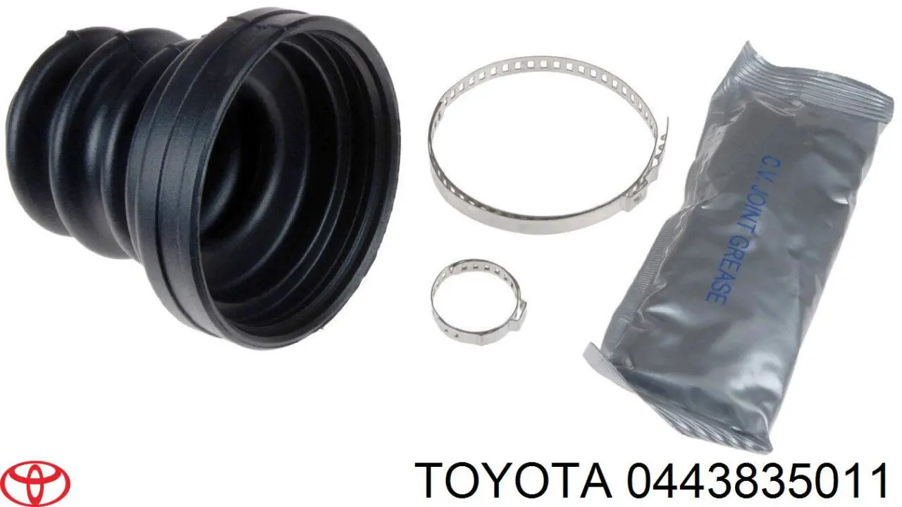 Купити 0443835011 Toyota Пильник ШРУСа внутрішній, задньої піввісі