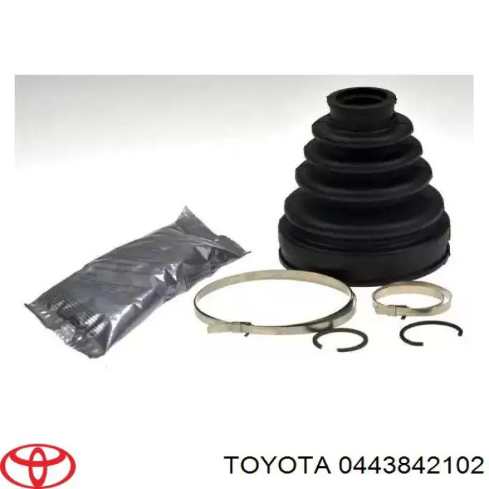 Пильник шарніра кутових швидкостей зовнішній передній Toyota 0443842102 ціна, від 87.62 USD