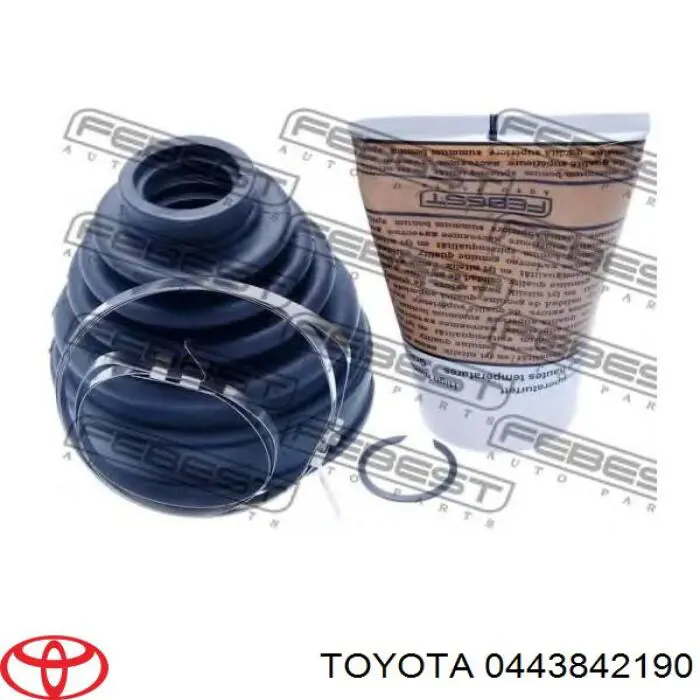 Пильник шарніра кутових швидкостей внутрішній передній лівий Toyota 0443842190 ціна, від 7.69 USD