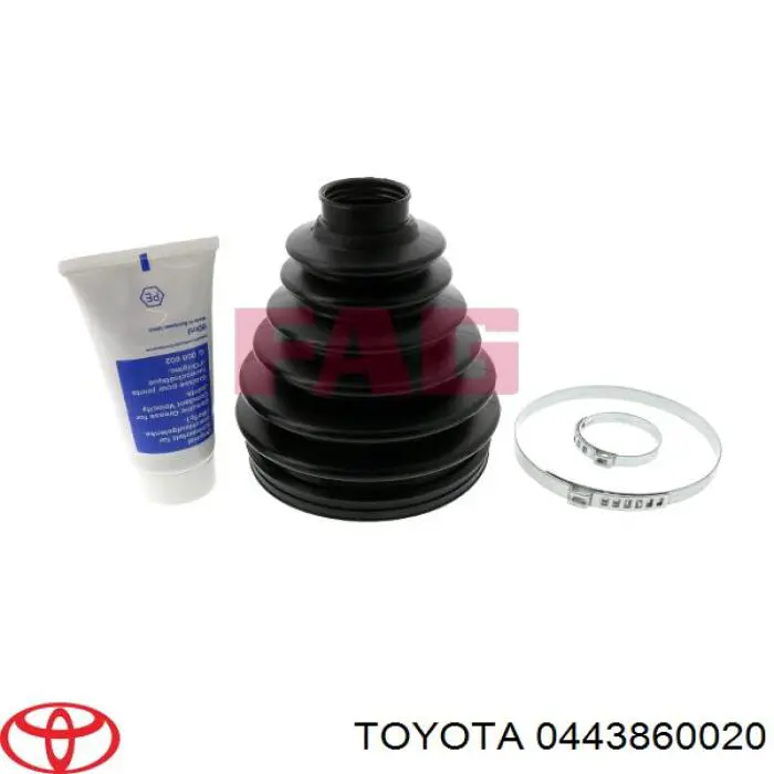Пильник шарніра кутових швидкостей зовнішній передній Toyota 0443860020 ціна, від 11.68 USD