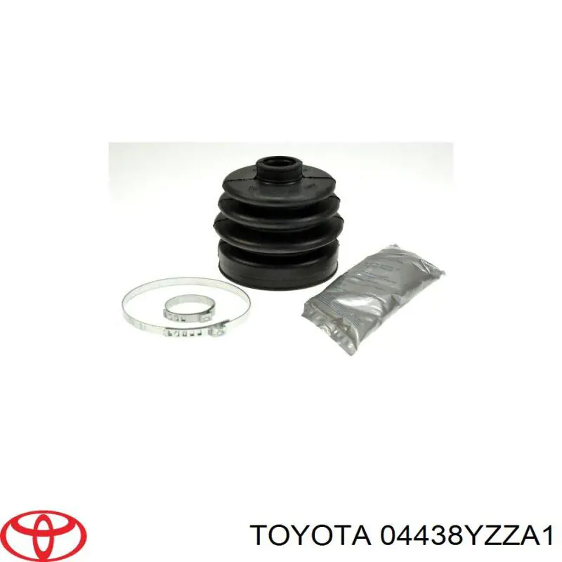 04438YZZA1 Toyota Пильник ШРУСа зовнішній, передній піввісі