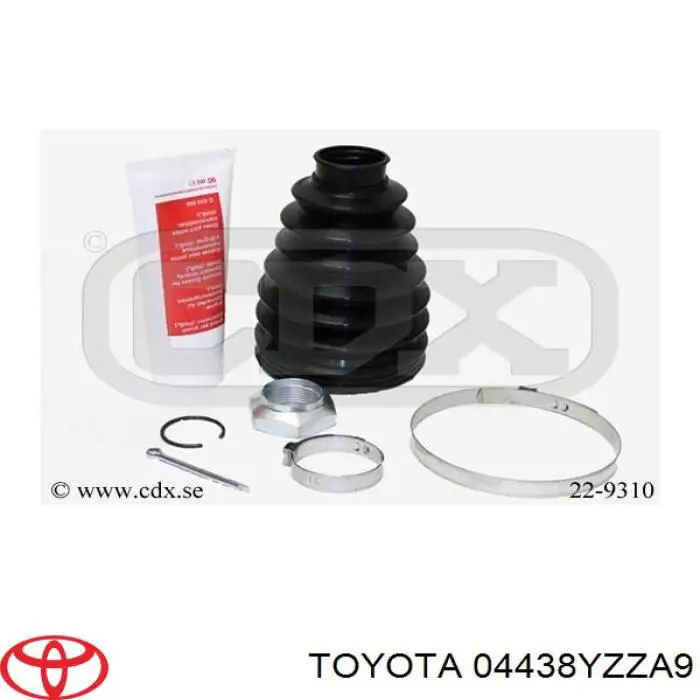 Купити 0443835030 Toyota Пильник шарніра приводу