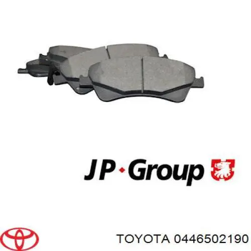 Гальмівні колодки Toyota 0446502190 ціна, від 26.04 USD