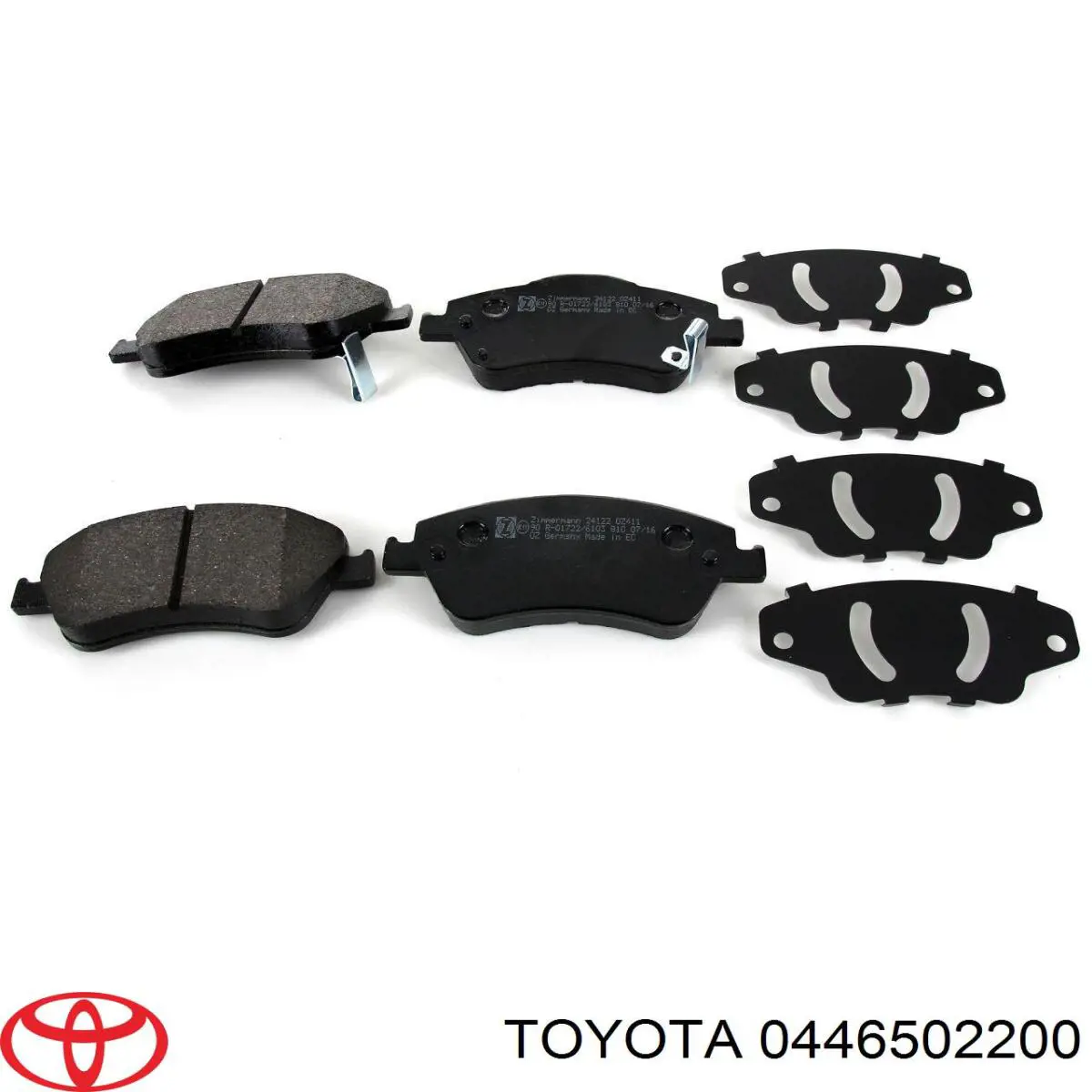 Купити 0446502200 Toyota Колодки гальмівні передні, дискові