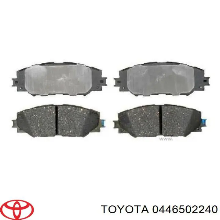 Купити 0446502240 Toyota Колодки гальмівні передні, дискові
