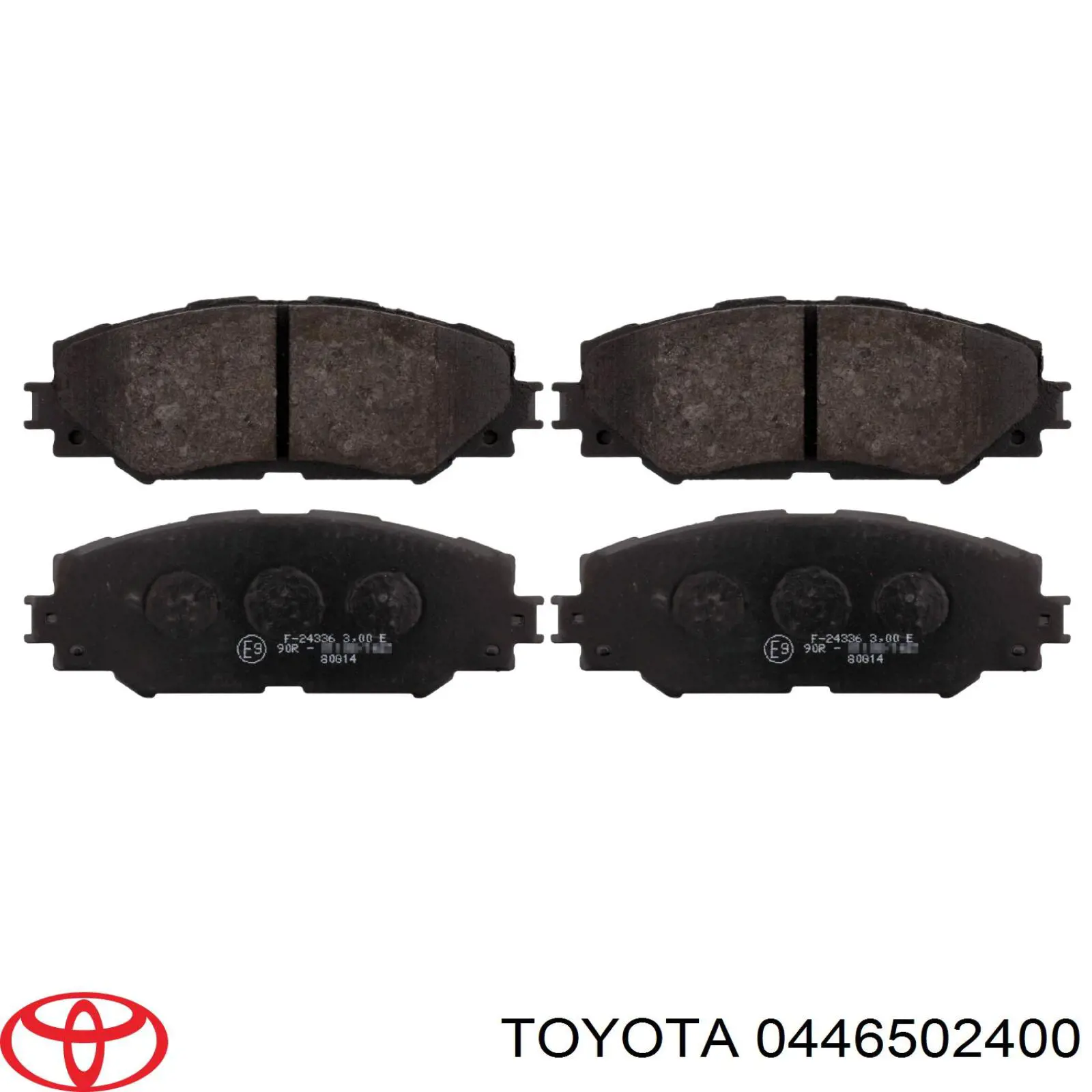 Гальмівні колодки Toyota 0446502400 ціна, від 20.24 USD