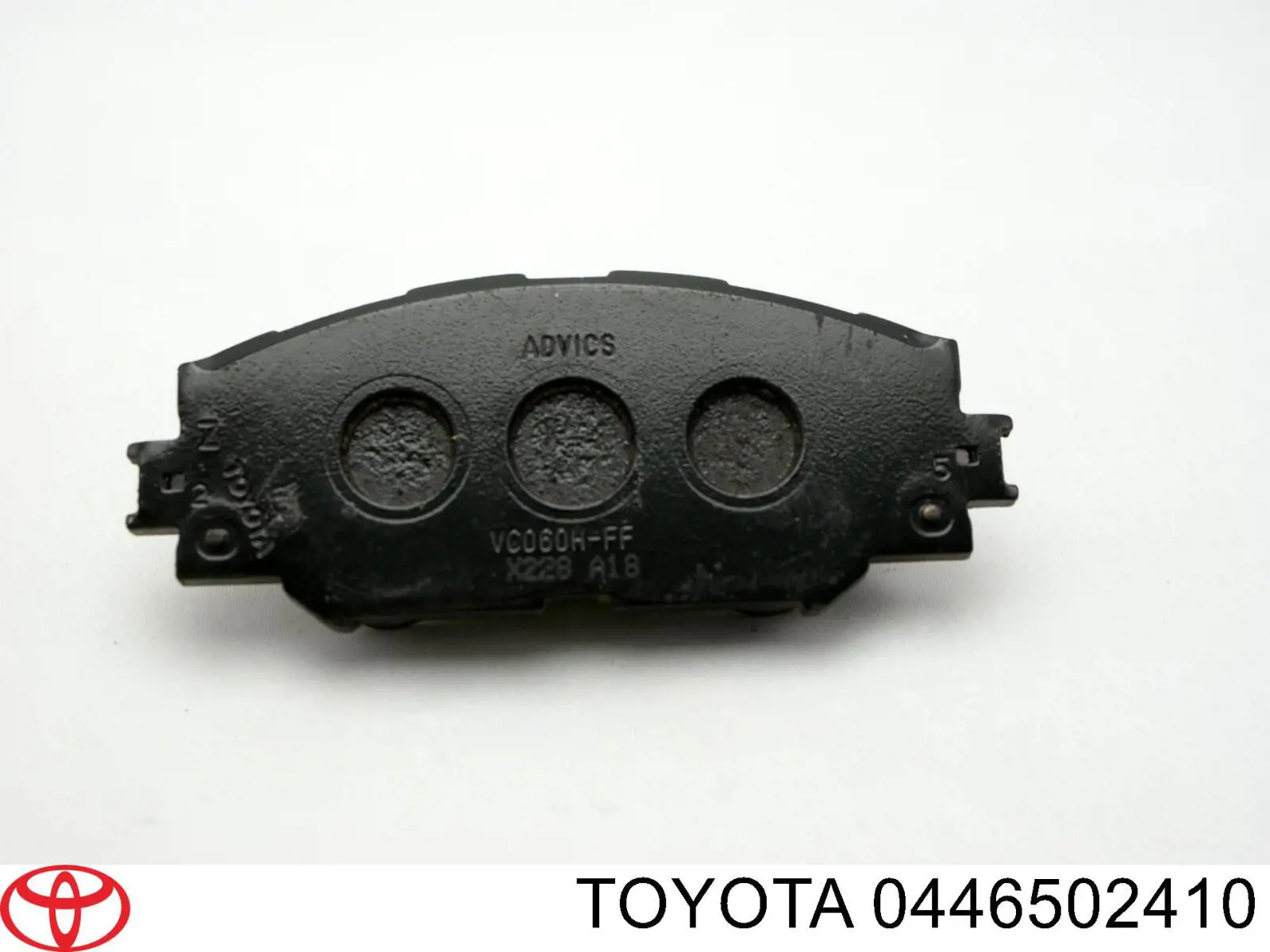 0446502410 Toyota Передні гальмівні колодки