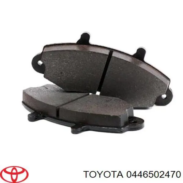 Колодки гальмівні передні, дискові 0446502470 Toyota