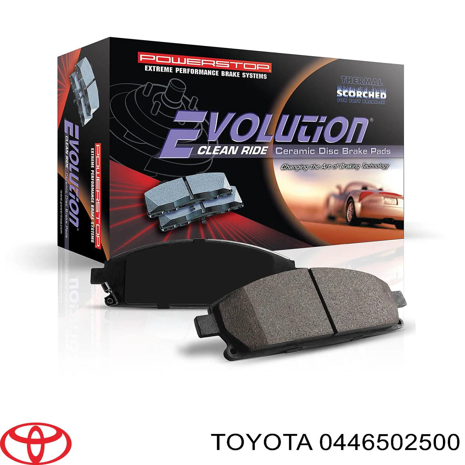 Гальмівні колодки Toyota 0446502500 ціна, від 105.73 USD