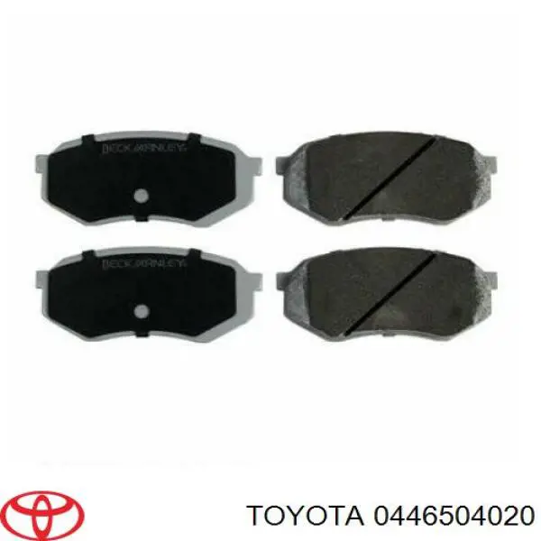 Купити 0446504020 Toyota Колодки гальмівні передні, дискові