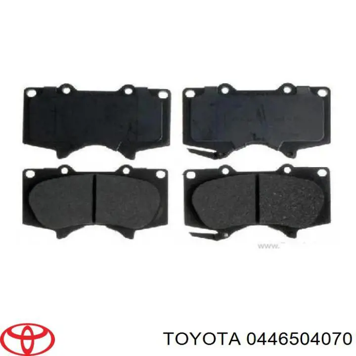Купити 0446504070 Toyota Колодки гальмівні передні, дискові