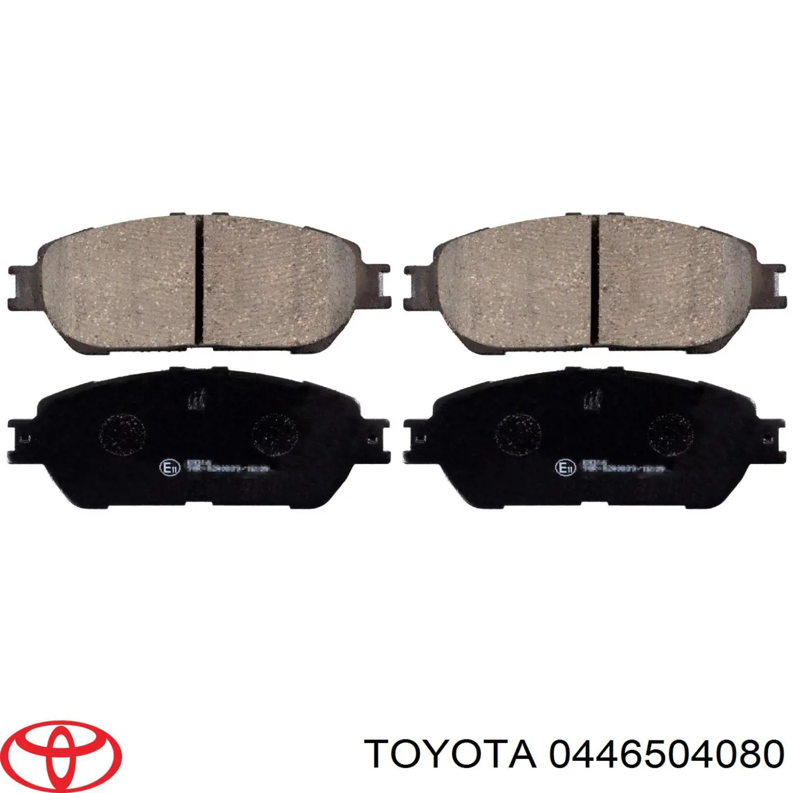 Купити 0446504080 Toyota Колодки гальмівні передні, дискові