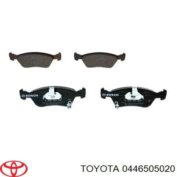 Гальмівні колодки Toyota 0446505020 ціна, від 17.74 USD