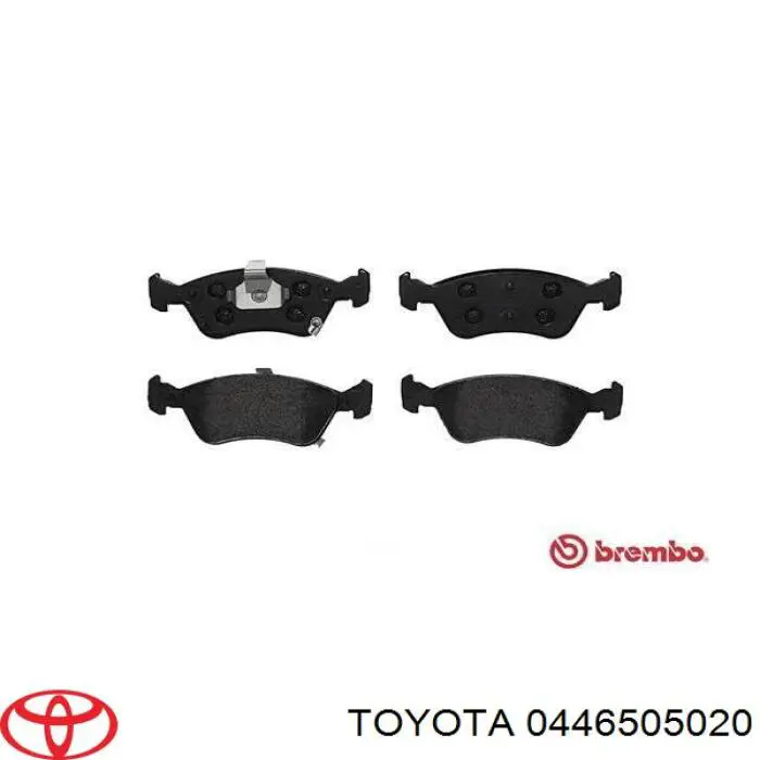 Купити 0446505020 Toyota Колодки гальмівні передні, дискові