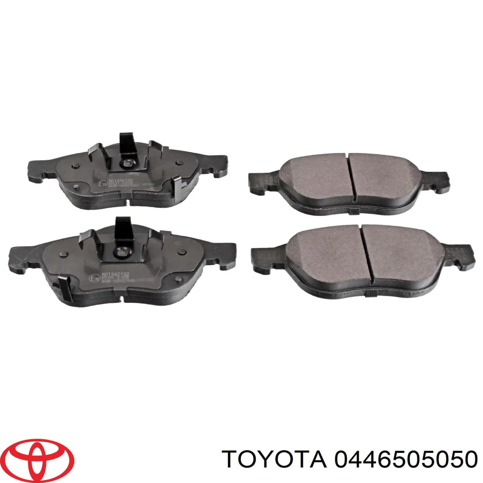 0446505050 Toyota Передні гальмівні колодки