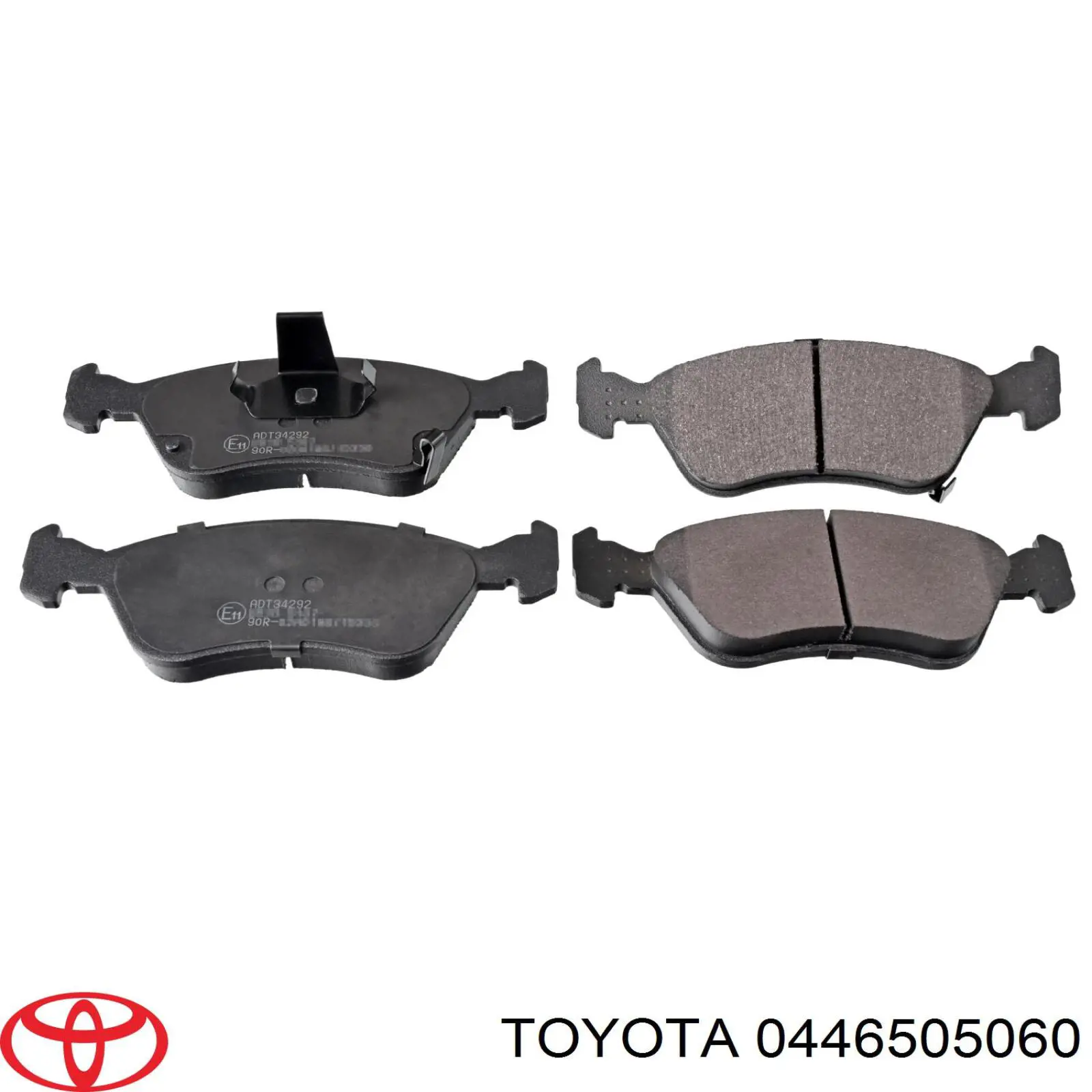 0446505060 Toyota Передні гальмівні колодки