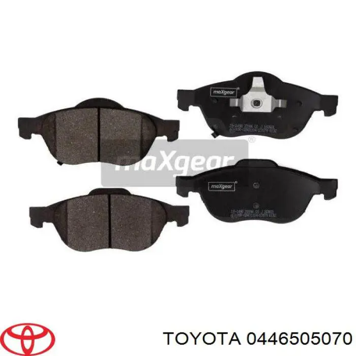 Гальмівні колодки Toyota 0446505070 ціна, від 23.42 USD
