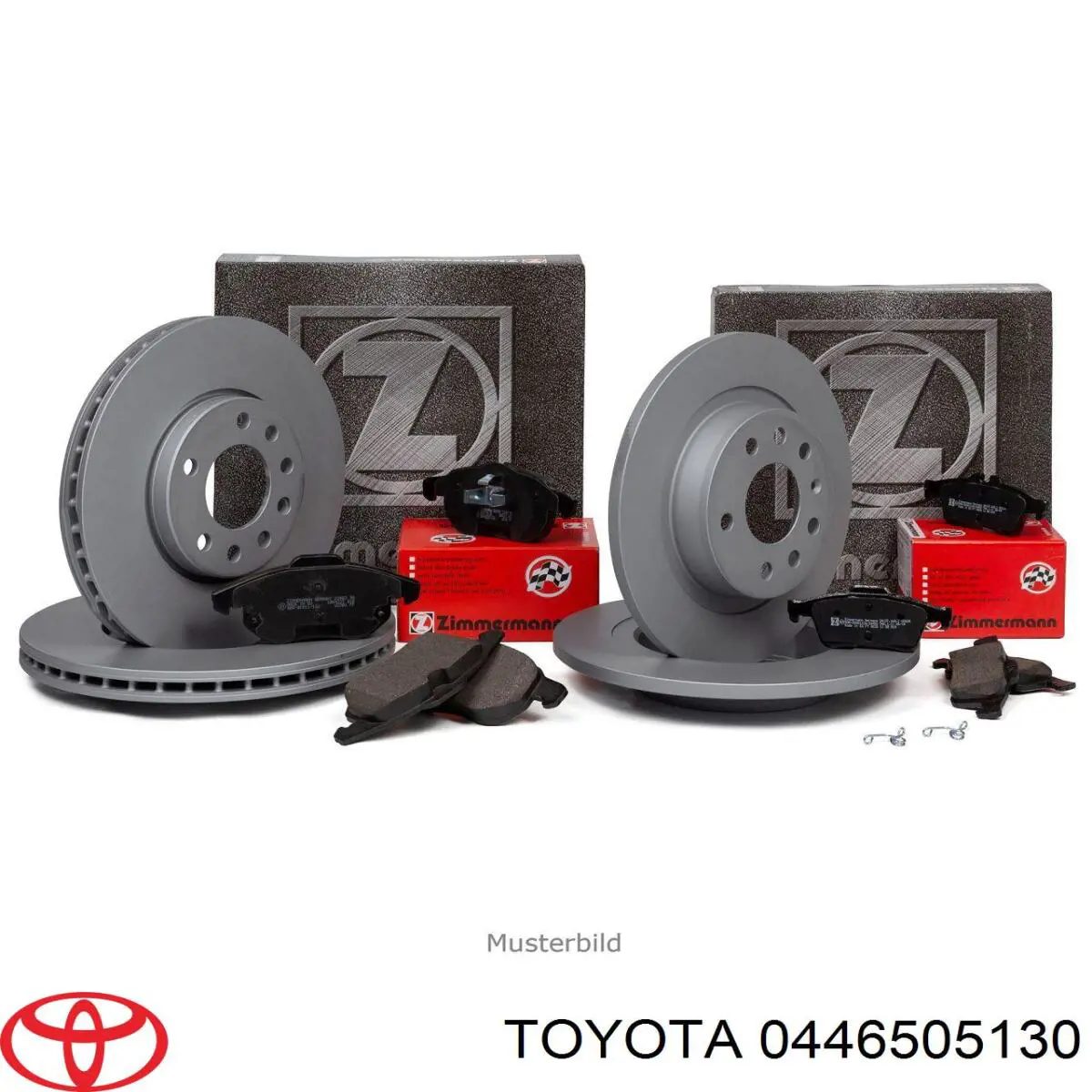 Гальмівні колодки Toyota 0446505130 ціна, від 22.39 USD
