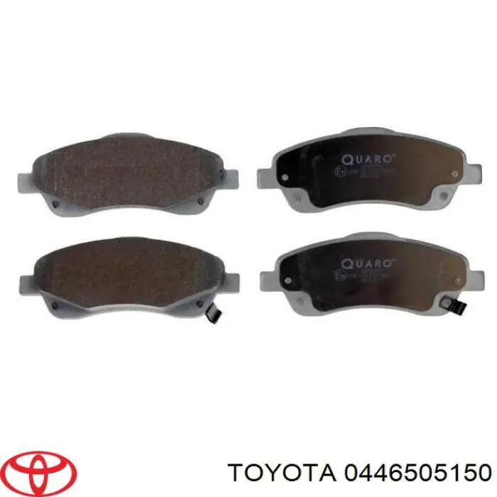 0446505150 Toyota колодки гальмівні передні, дискові