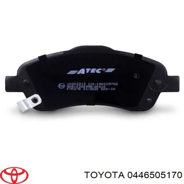 Купити 0446505170 Toyota Колодки гальмівні передні, дискові