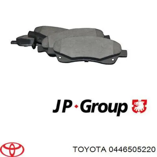 Передні тормозні колодки 0446505220 Toyota