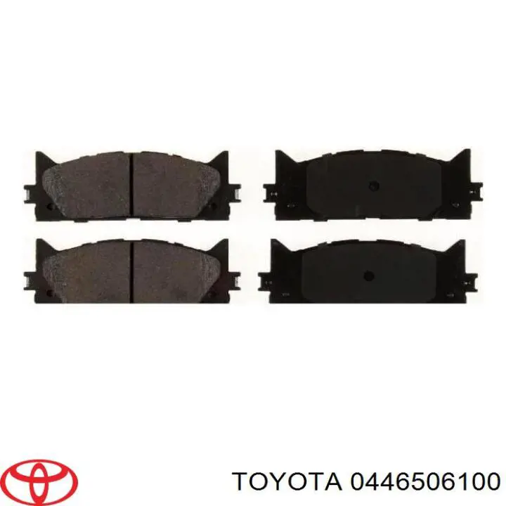 Купити 0446506100 Toyota Колодки гальмівні передні, дискові