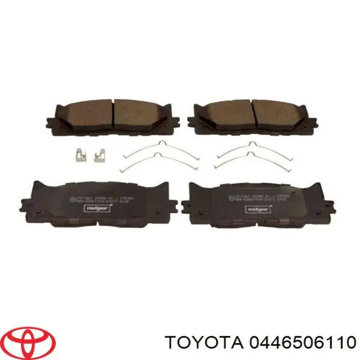 Гальмівні колодки Toyota 0446506110 ціна, від 28.68 USD