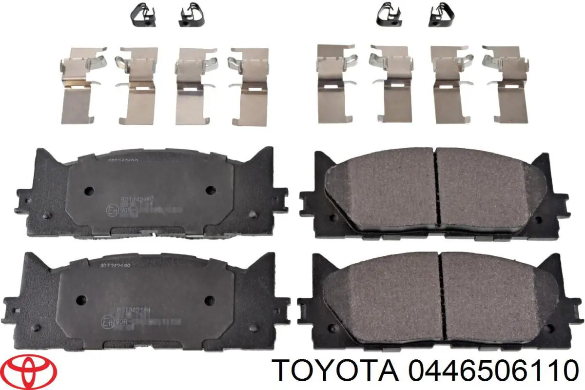 Колодки гальмівні передні, дискові 0446506110 Toyota