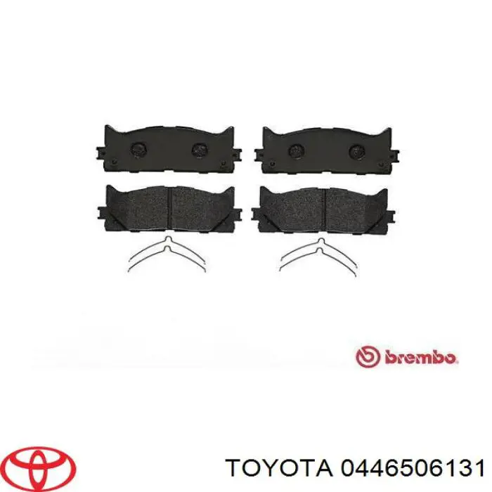 Гальмівні колодки Toyota 0446506131 ціна, від 28.84 USD