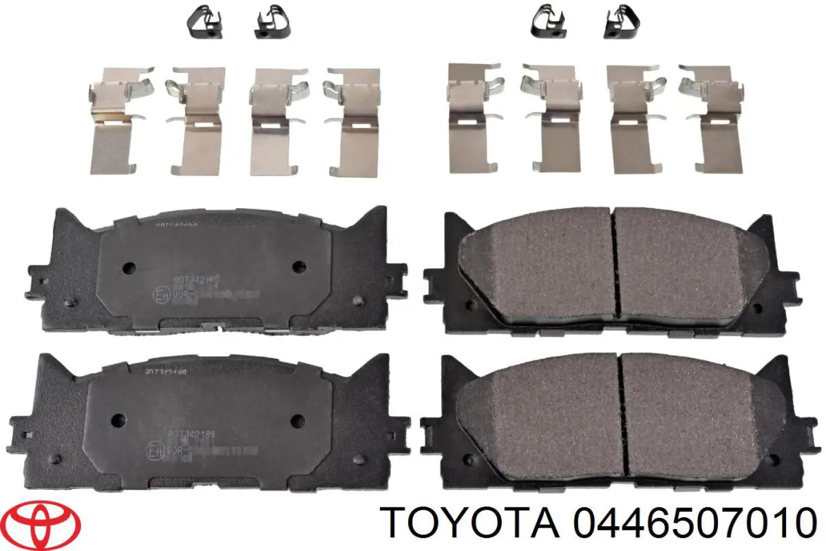 Передні тормозні колодки 0446507010 Toyota