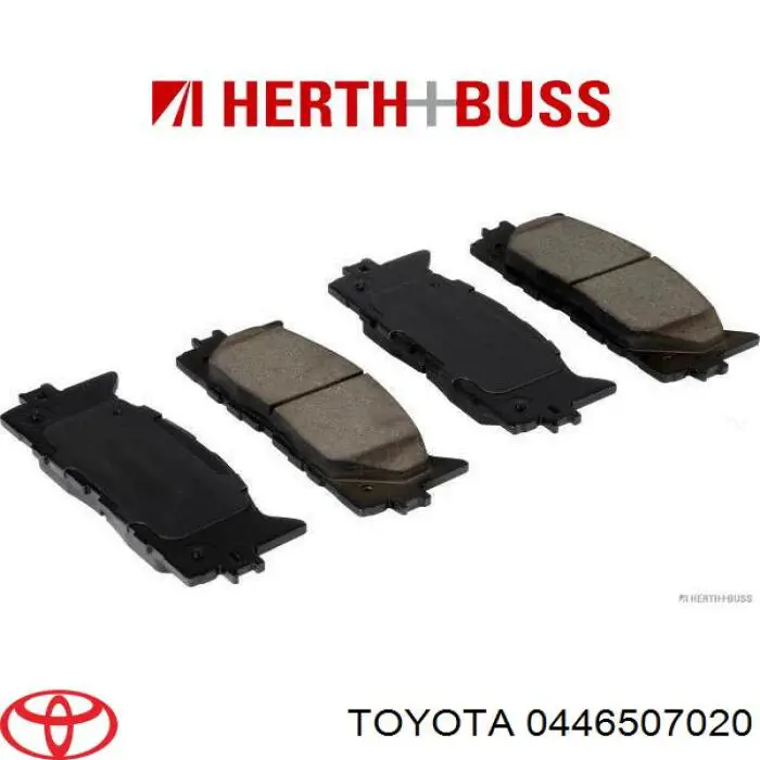 Купити 0446507020 Toyota Колодки гальмівні передні, дискові
