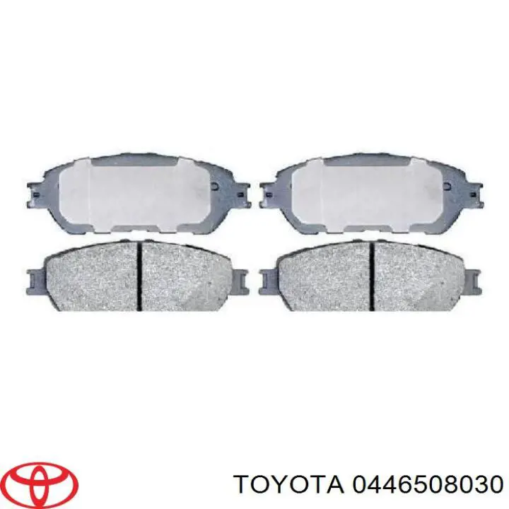 Купити 0446508030 Toyota Колодки гальмівні передні, дискові