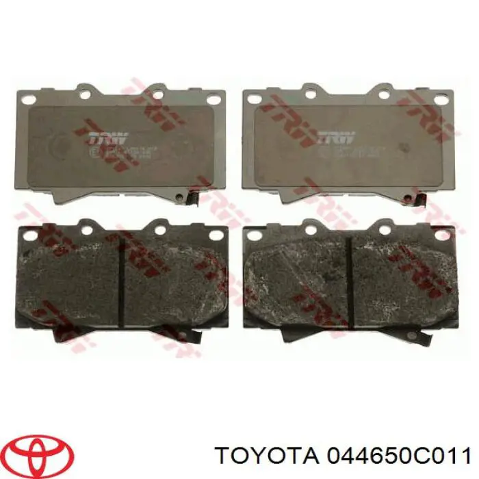 Колодки гальмівні передні, дискові 044650C011 Toyota