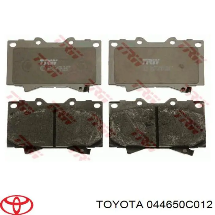 Купити 044650C012 Toyota Колодки гальмівні передні, дискові
