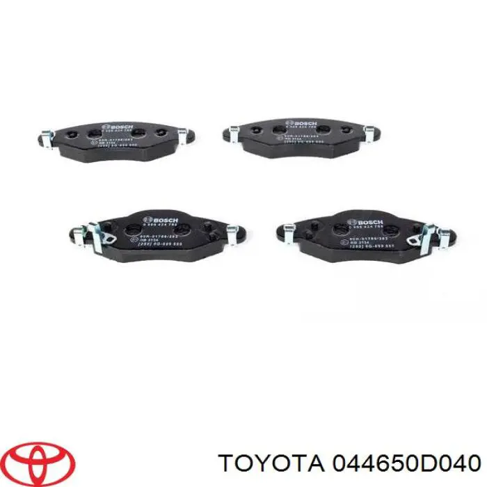Купити 044650D040 Toyota Колодки гальмівні передні, дискові