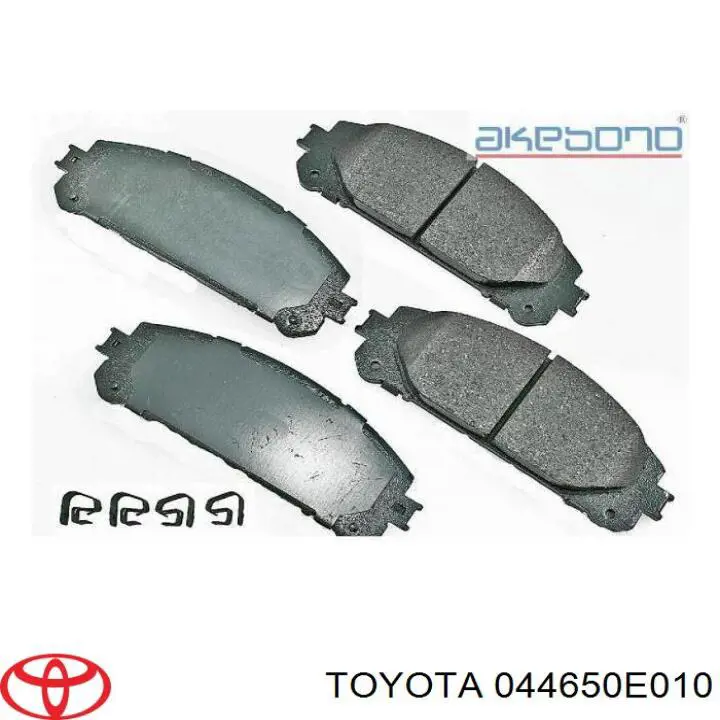 Купити 044650E010 Toyota Колодки гальмівні передні, дискові
