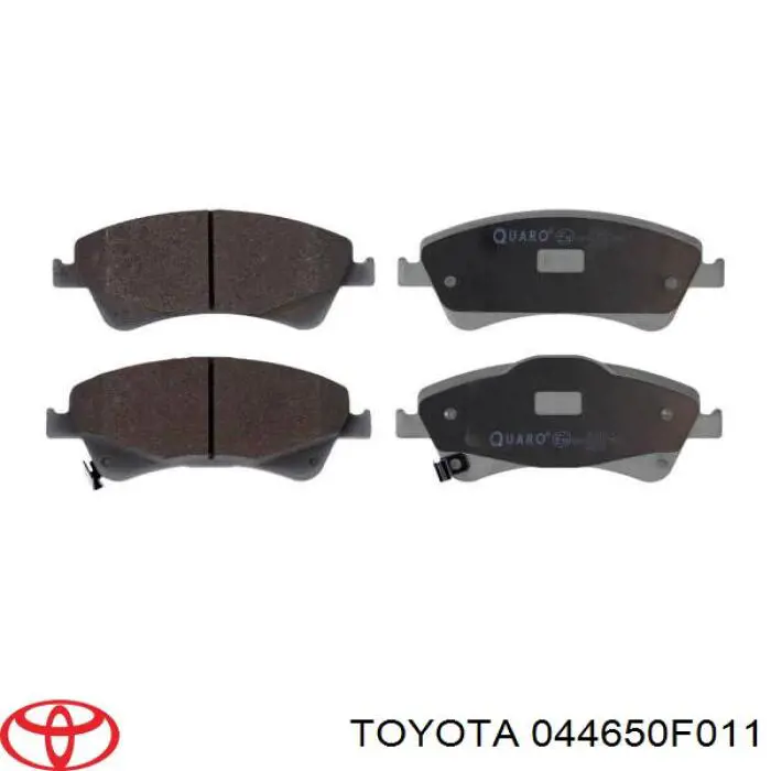 044650F011 Toyota колодки гальмівні передні, дискові