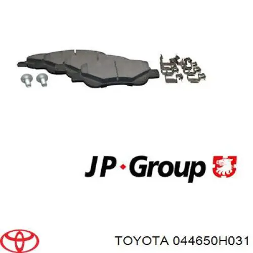 044650H031 Toyota Передні гальмівні колодки
