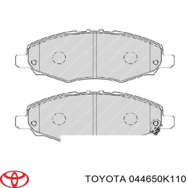 Купити 044650K110 Toyota Колодки гальмівні передні, дискові