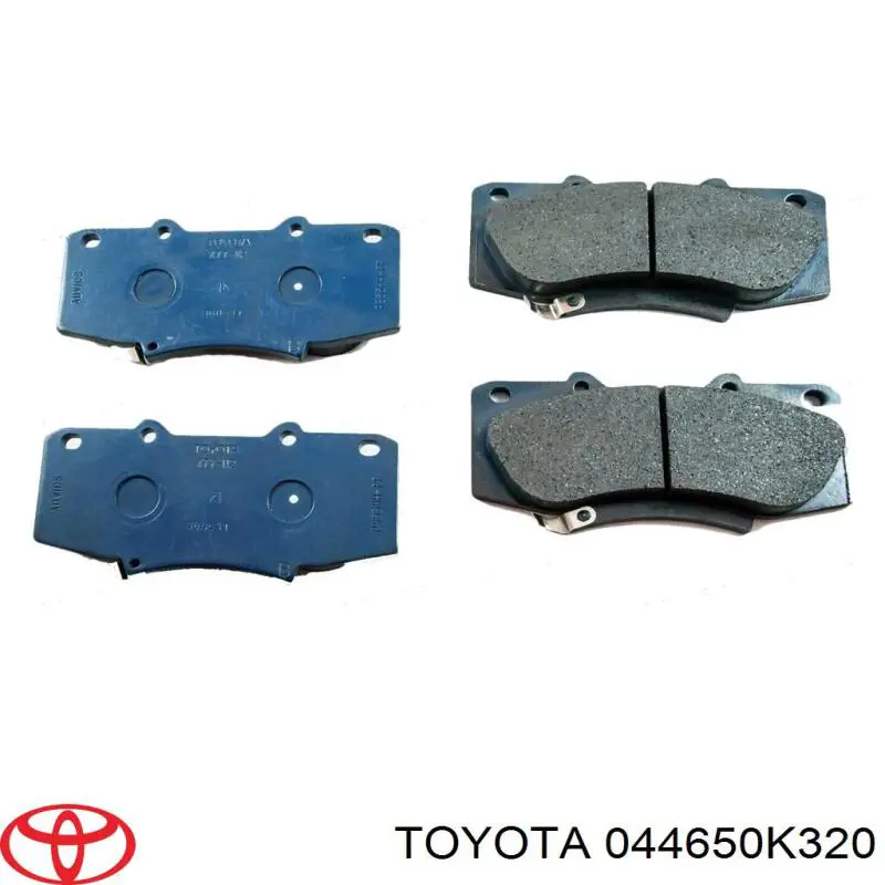 Купити 044650K320 Toyota Колодки гальмівні передні, дискові